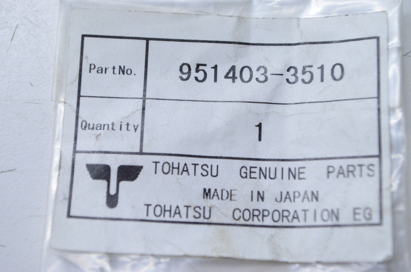OEM Tohatsu 951403-3510 Spring Pin Qty 2 NOS