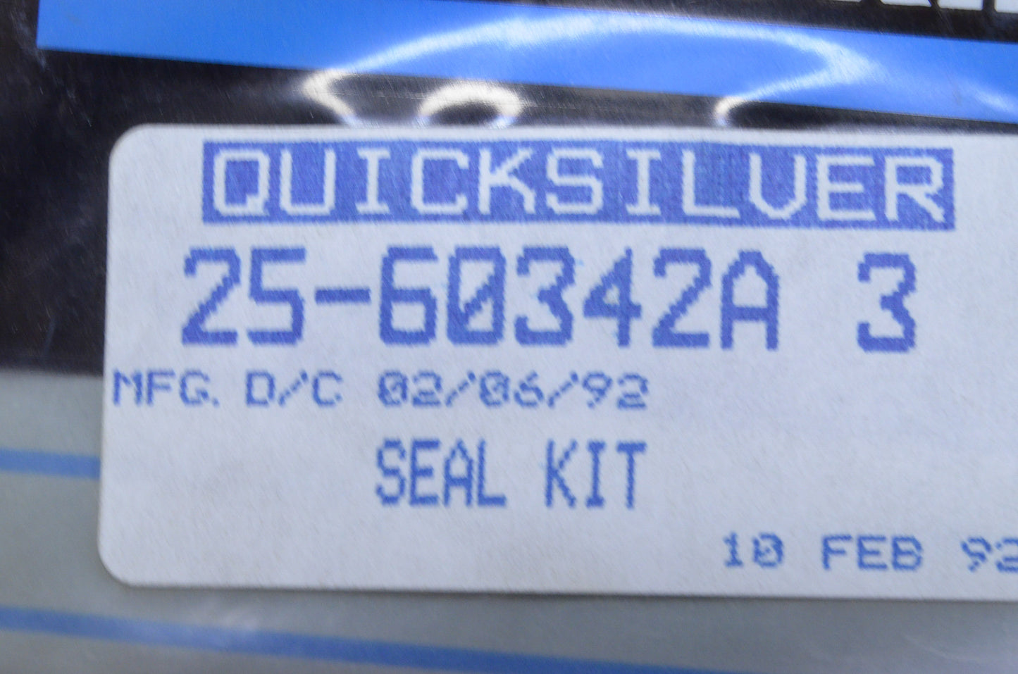 New OEM Mercury O Ring Kit NOS