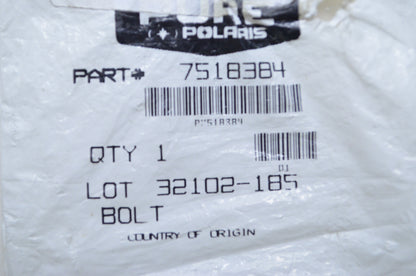 OEM Polaris 7518384 Flange Hex Screw 3/8-16X3.25 NOS