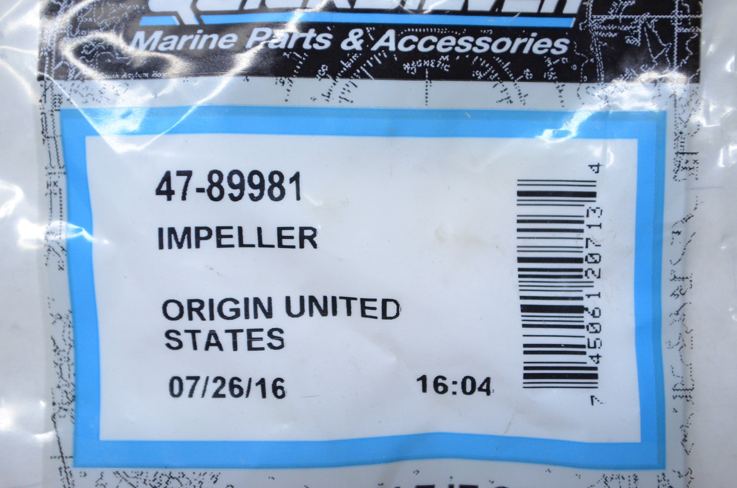 New OEM Mercury Impeller  NOS