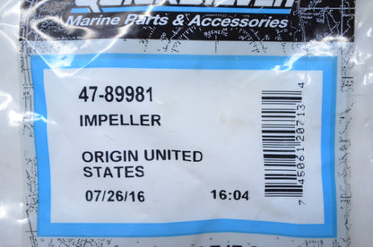 New OEM Mercury Impeller  NOS