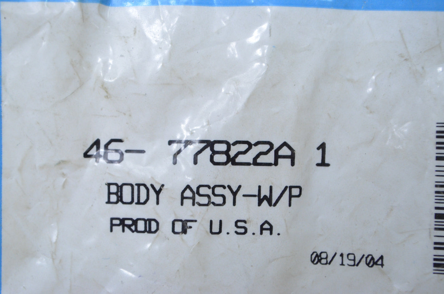 New OEM Mercury Water Pump Body Assembly NOS