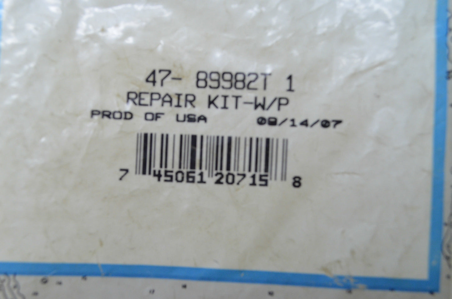 New OEM Mercury Water Pump Repair Kit NOS