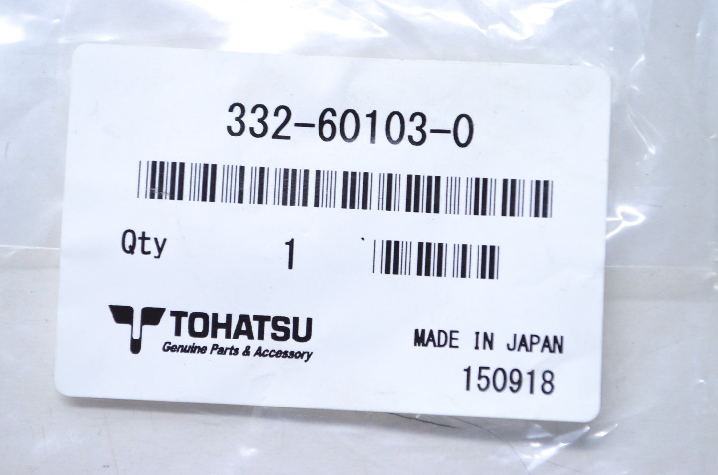 New OEM Tohatsu Propeller Shaft Housing O-Ring NOS