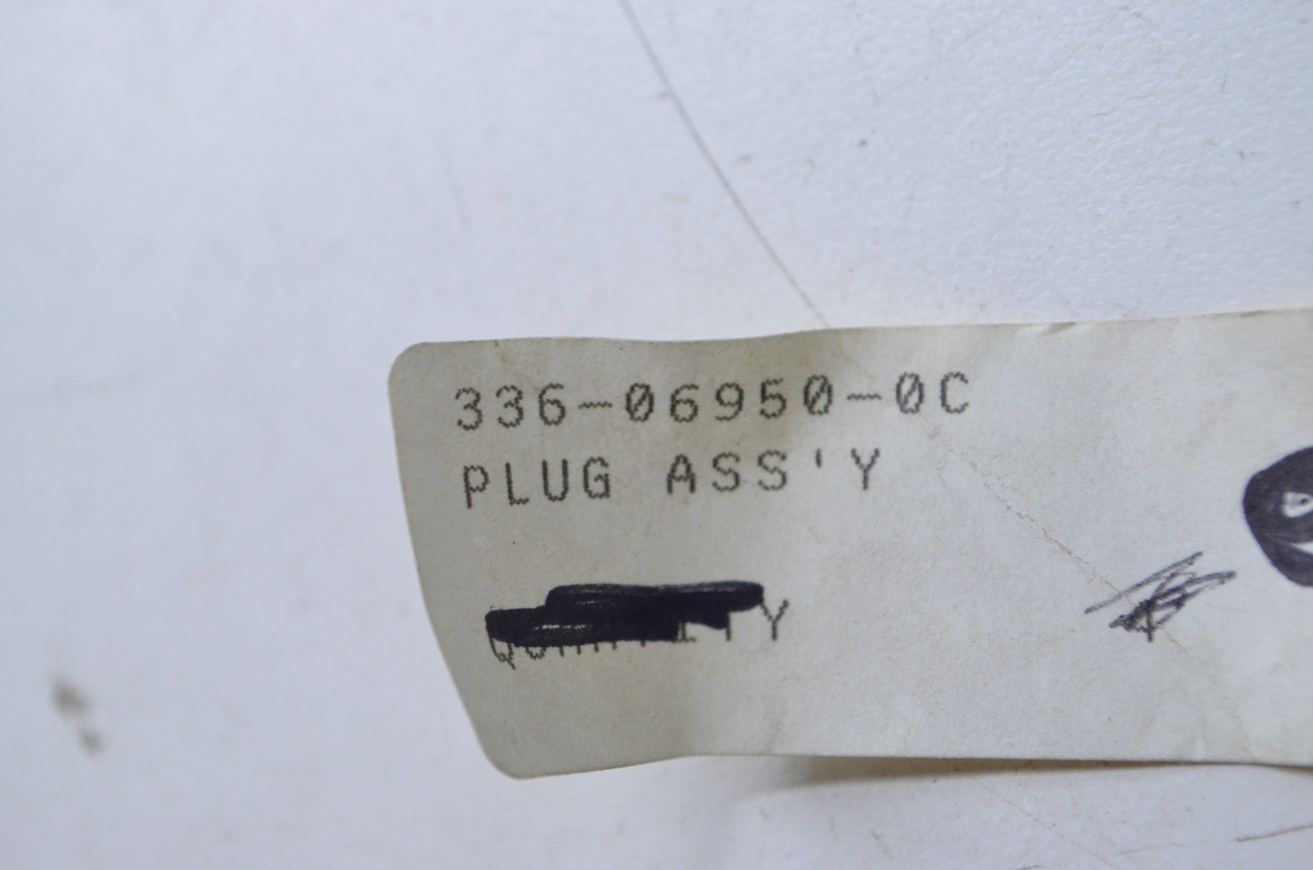 Tohatsu 336-06950-0C Plug Assembly NOS