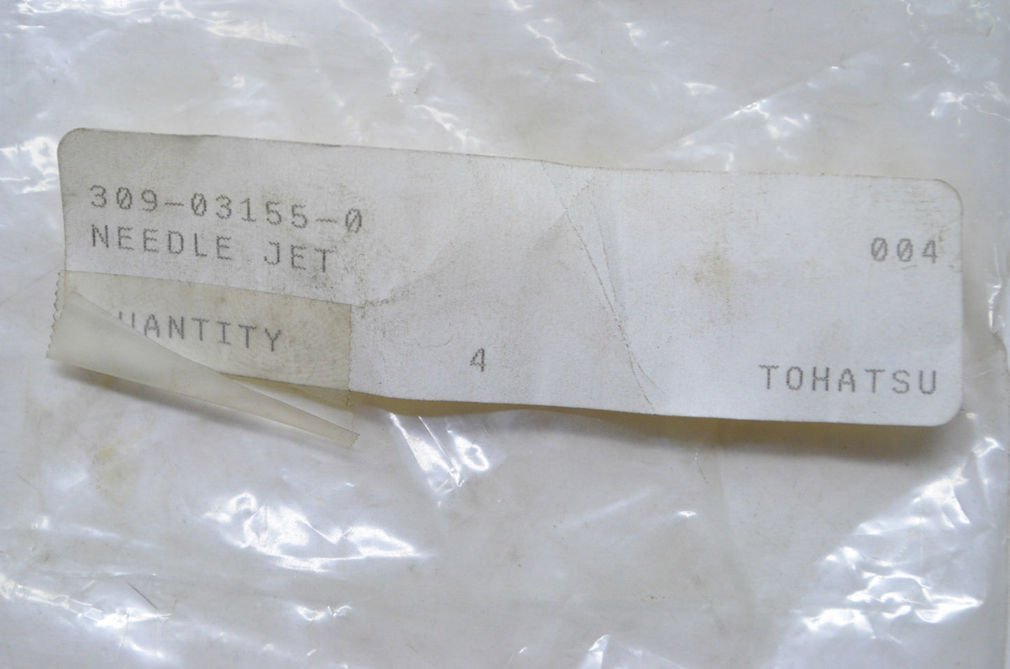 Tohatsu 309-03155-0 Needle Jet NOS