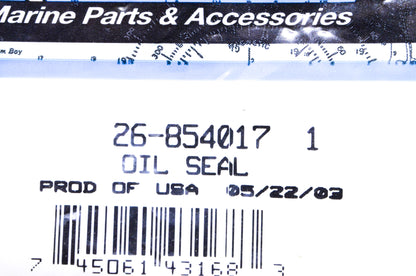 OEM Mercury 26-854017 Oil Seal NOS
