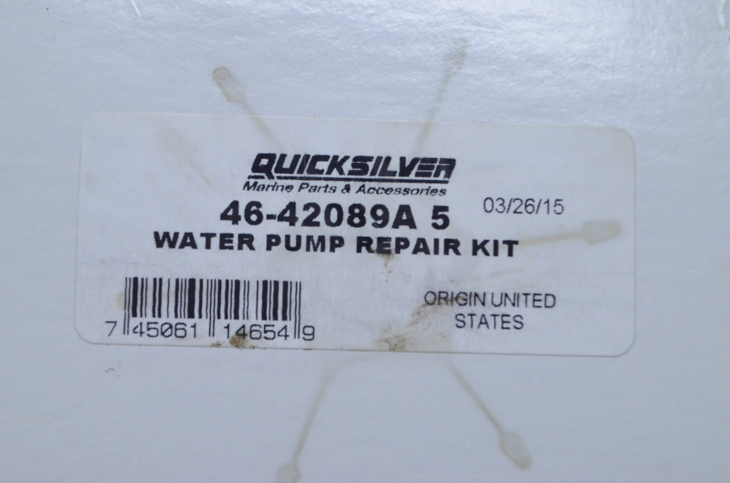 New OEM Mercury Water Pump Impeller Kit NOS