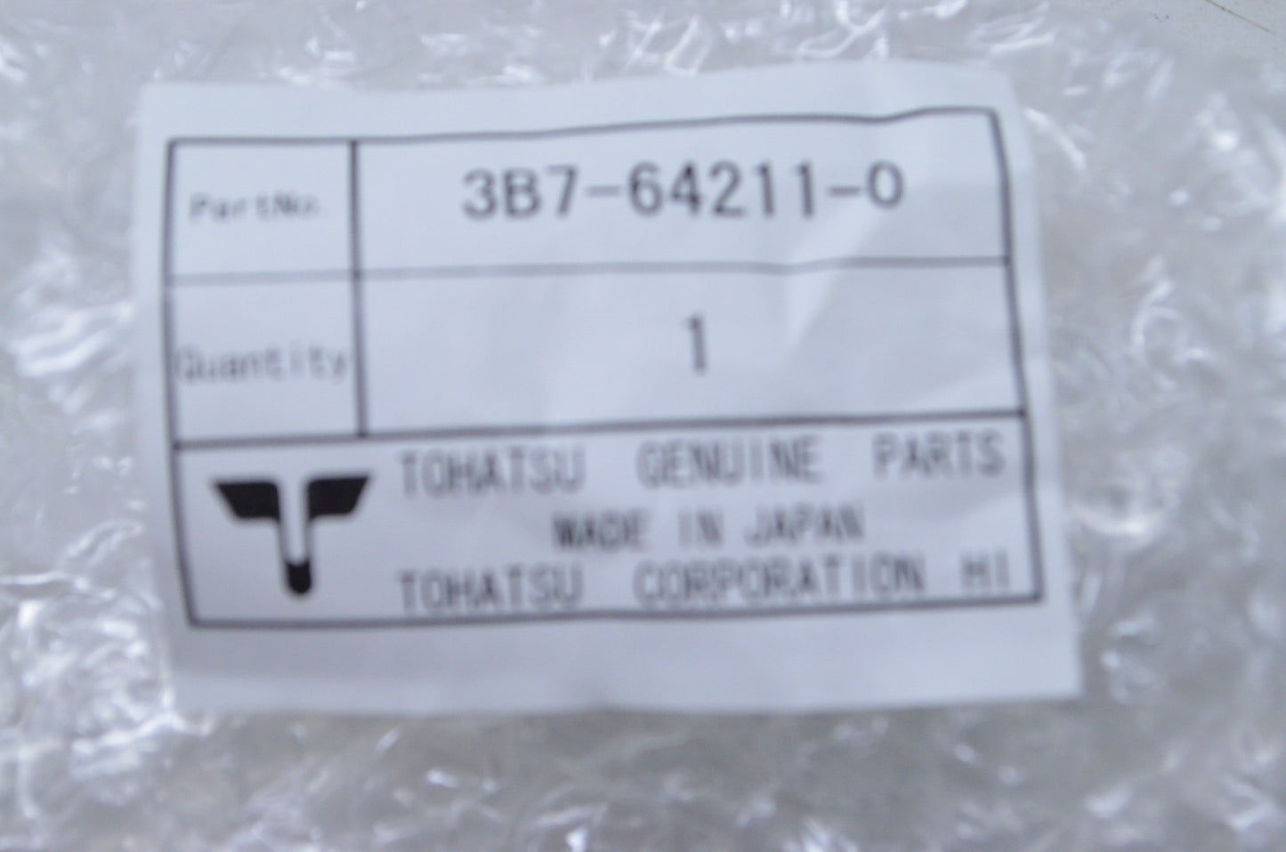 New OEM Tohatsu Propeller Shaft NOS