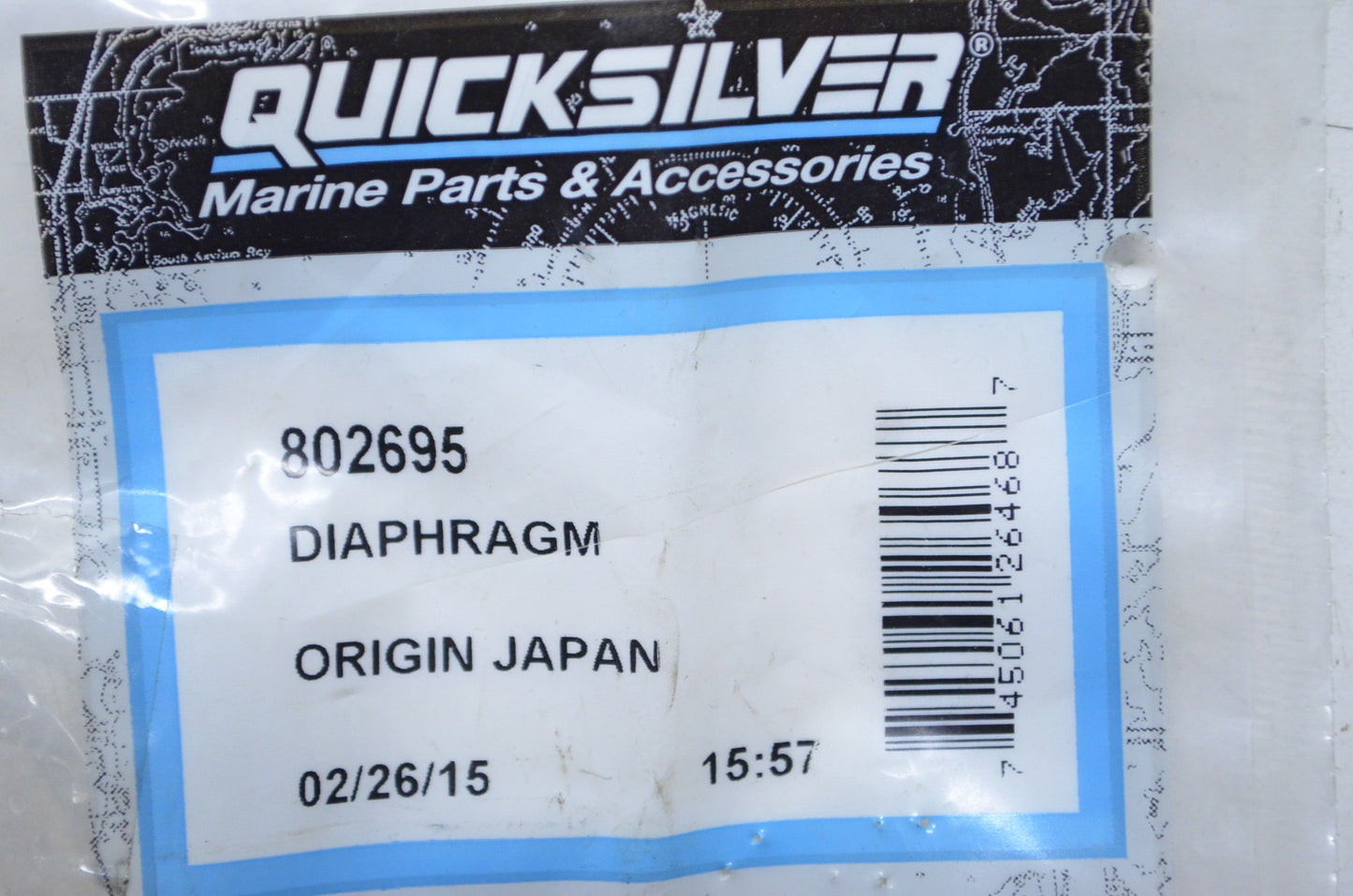 New OEM Mercury Diaphragm NOS