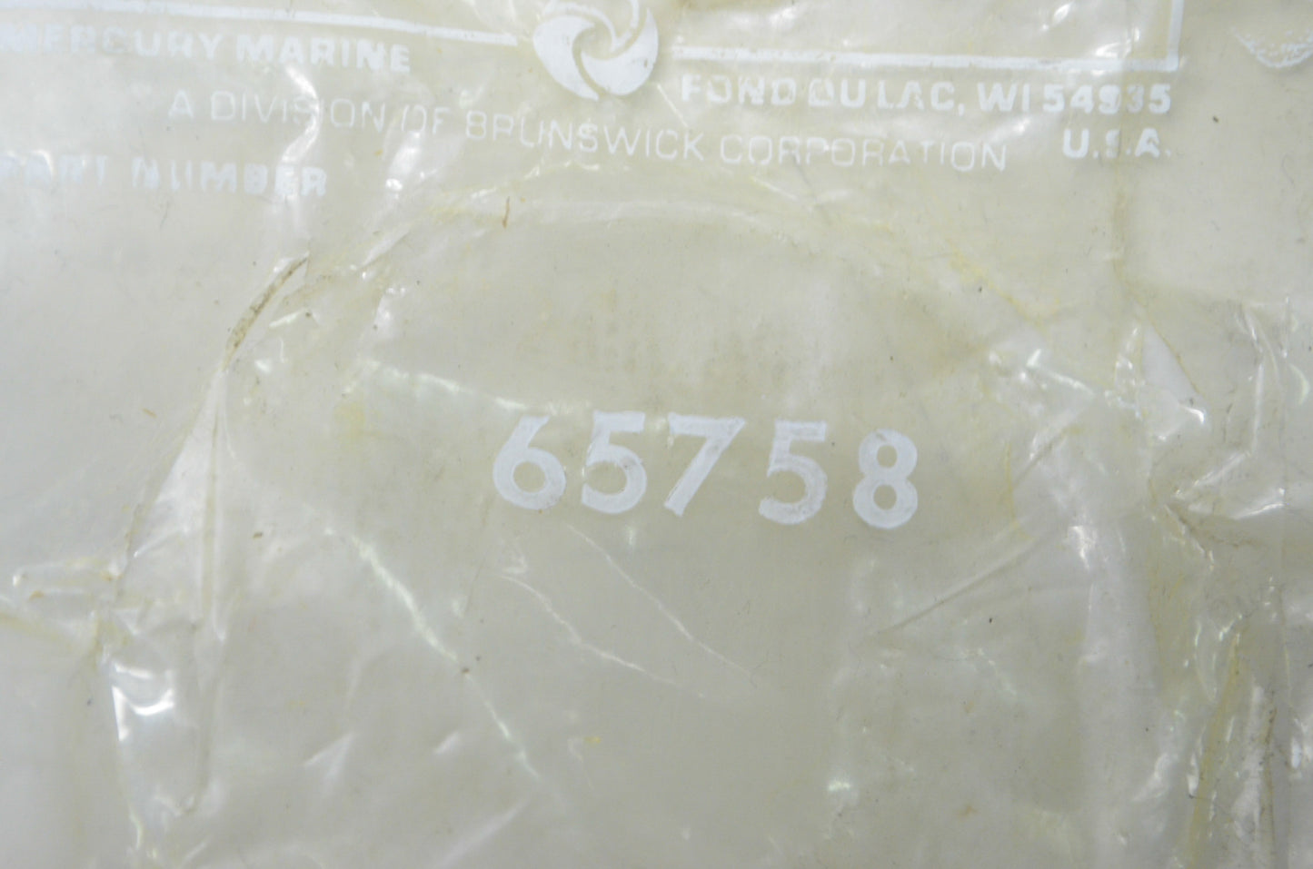 OEM Mercury 65758 Thrust Washer NOS