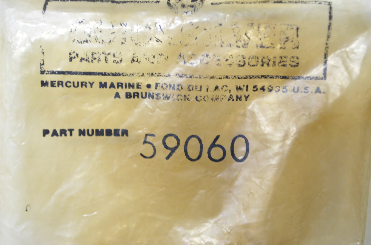 OEM Mercury 59060 Rubber Boot NOS