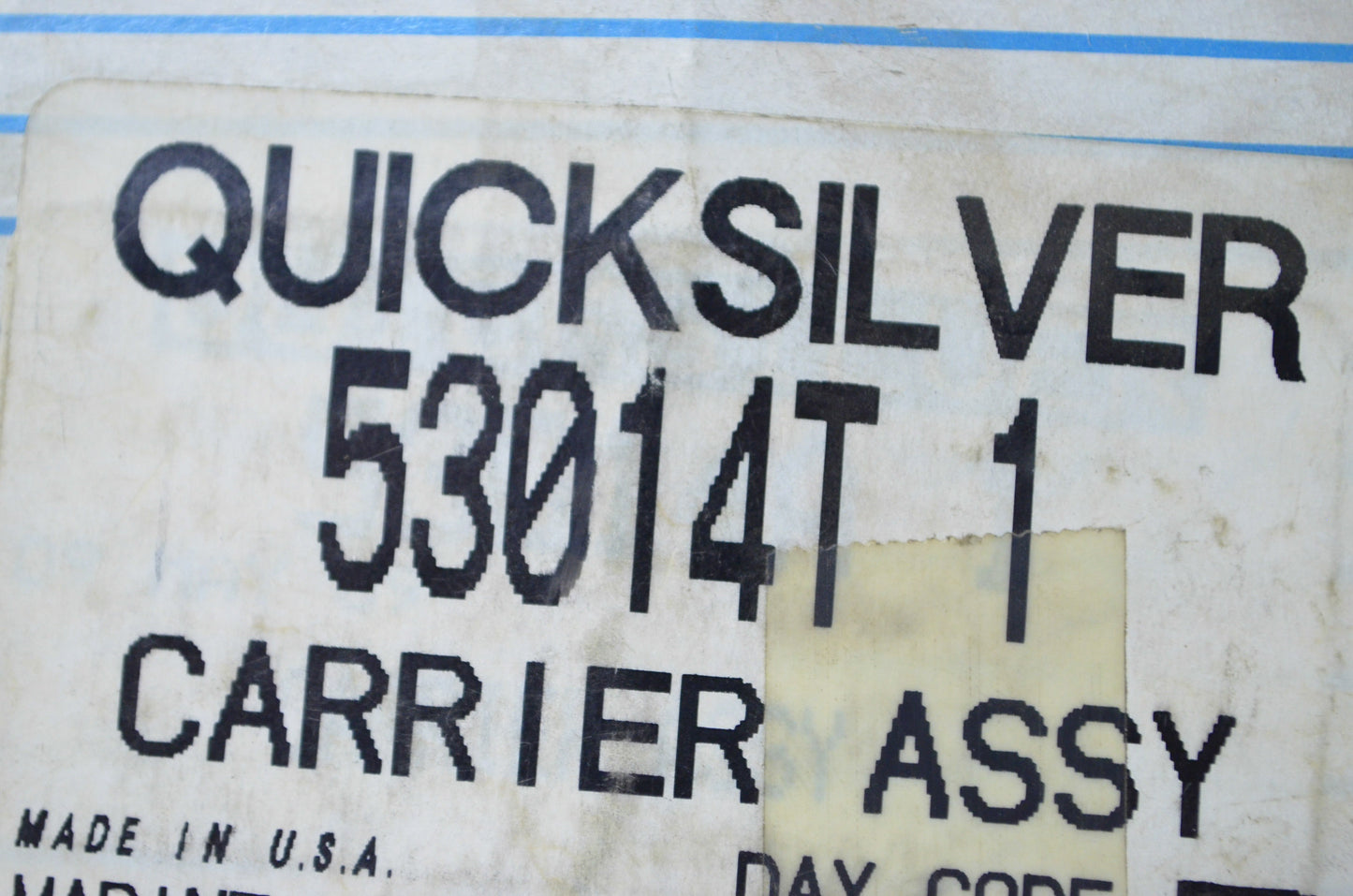 OEM Mercury 53014T1 Carrier Assembly NOS