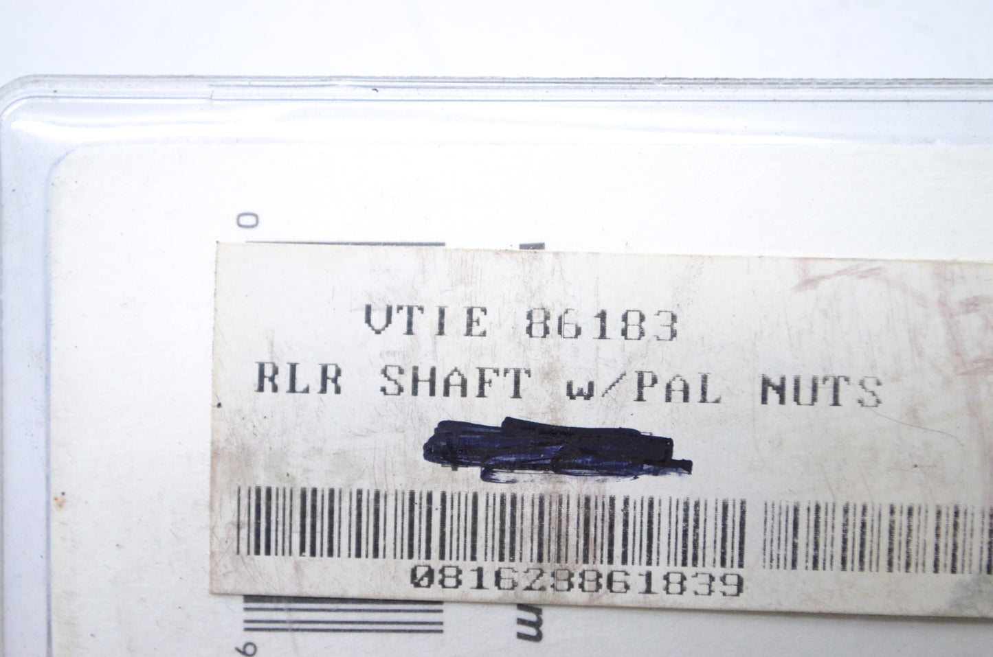 Tie Down 86183 Roller Shaft 1/2" x 5-1/4" with Pal Nuts NOS