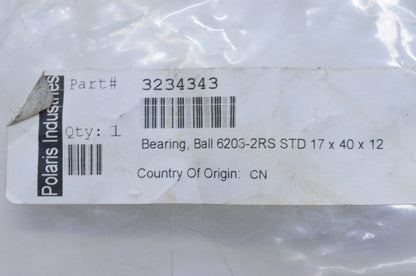 New OEM Polaris Ball Bearing 17x40x12 NOS