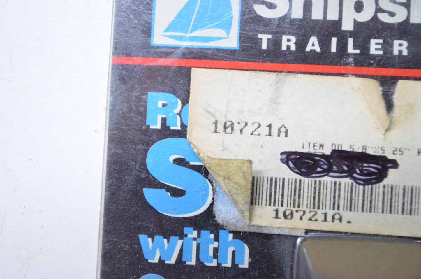 Shipshape 10721A Roller Shaft with Cap Nuts Kit NOS