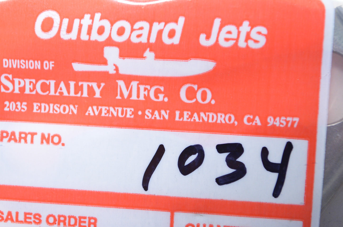 Outboard Jets/Specialty Mfg Co 1034 Shift Cam (Large) NOS