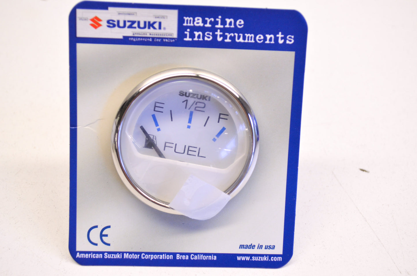 2'' White Fuel Gauge Kit NOS