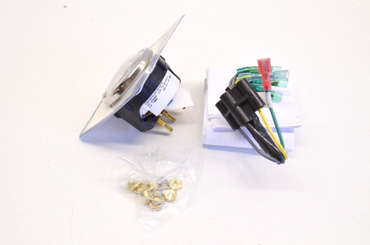 2'' White Fuel Gauge Kit NOS