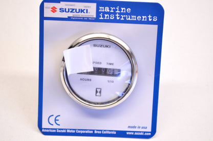 New OEM Suzuki 2'' White Hour Meter Kit NOS