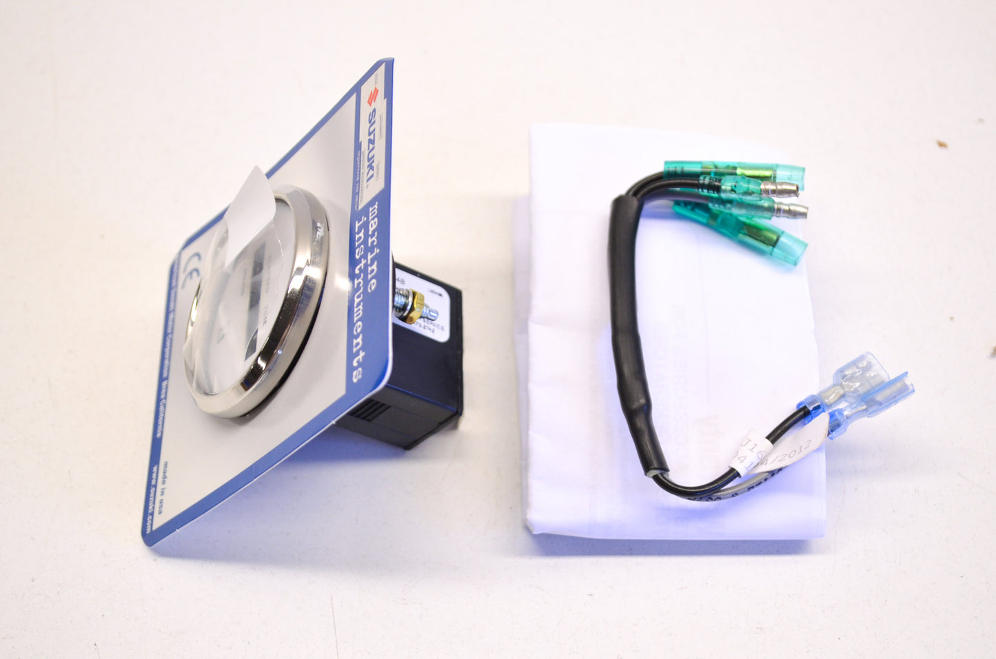 New OEM Suzuki 2'' White Hour Meter Kit NOS