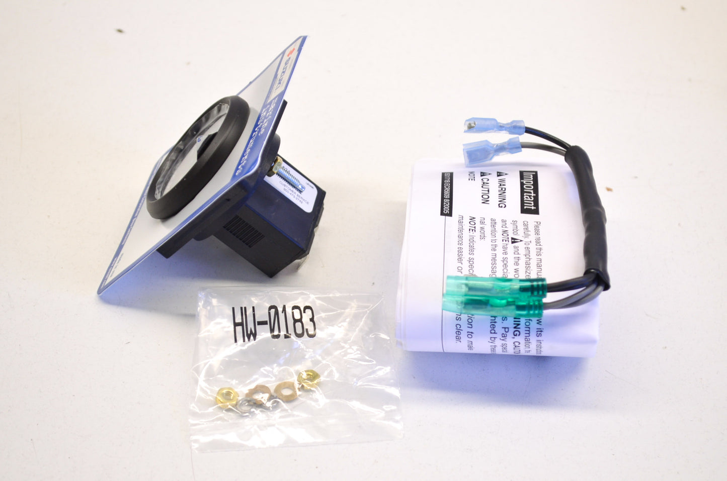 New OEM Suzuki 2'' Black Hour Meter Kit NOS