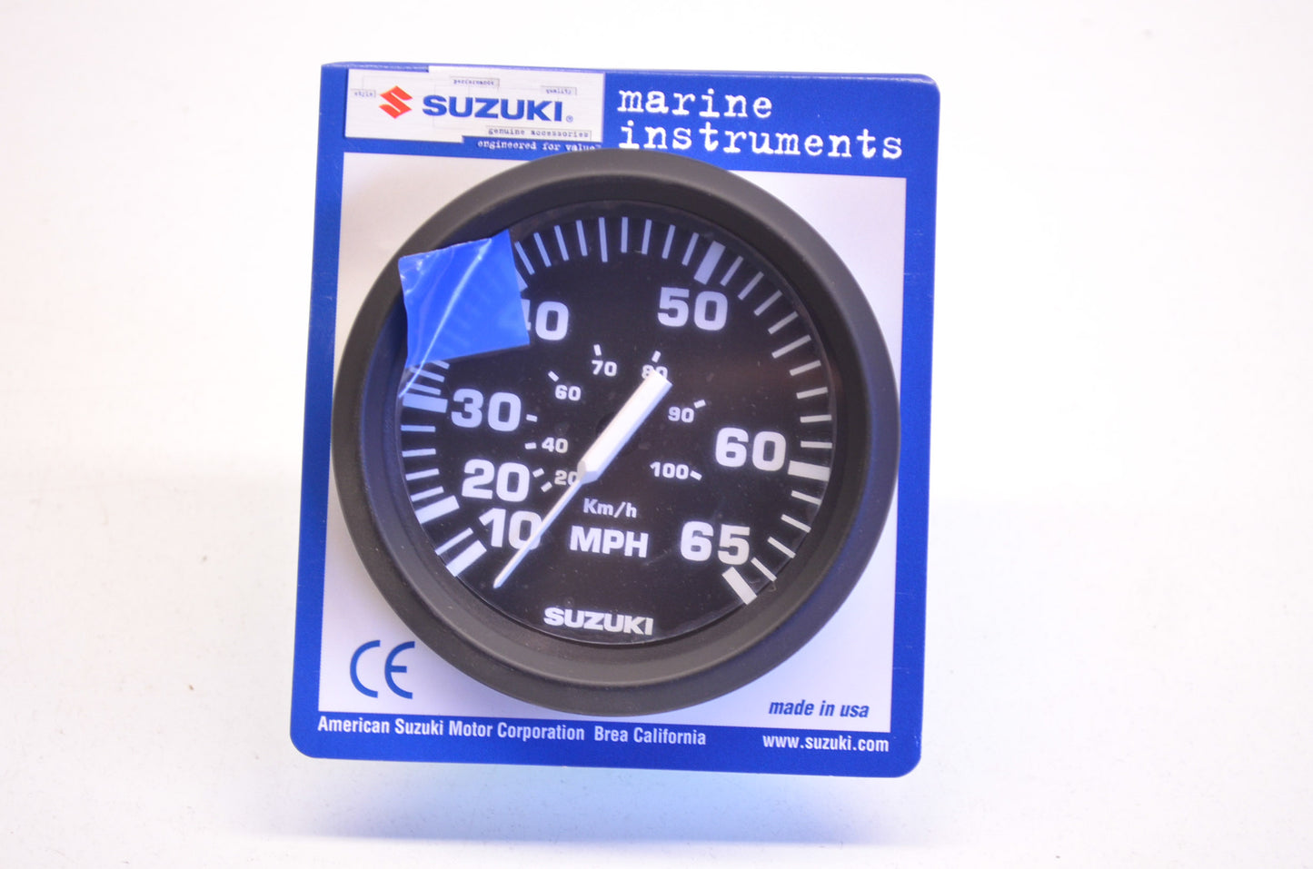 OEM Suzuki 99105-80002 4'' Black Speedometer Kit NOS