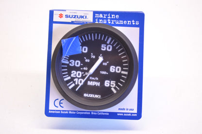 OEM Suzuki 99105-80002 4'' Black Speedometer Kit NOS
