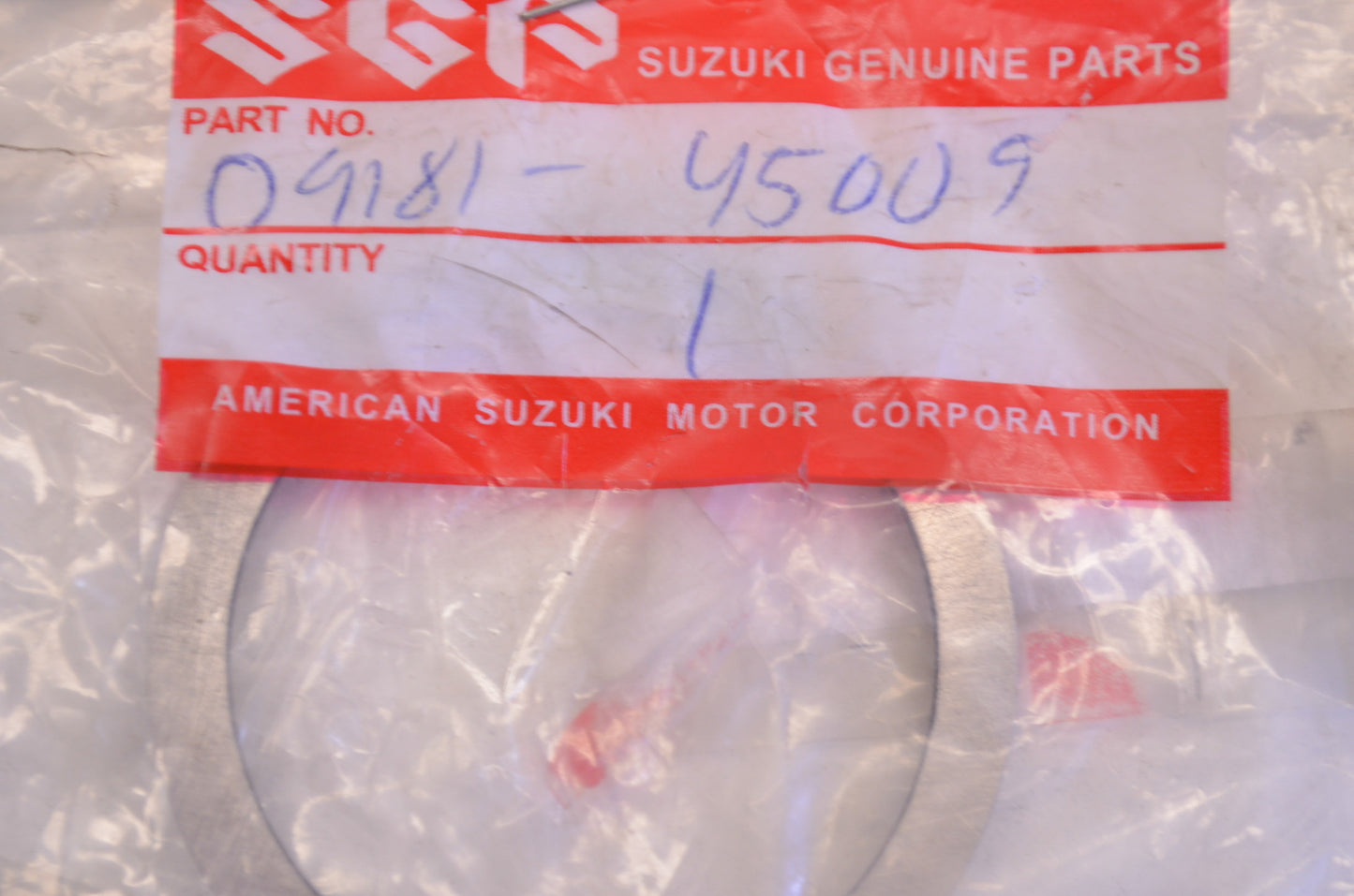 OEM Suzuki 09181-45009 Shim 45X56X1.6 NOS