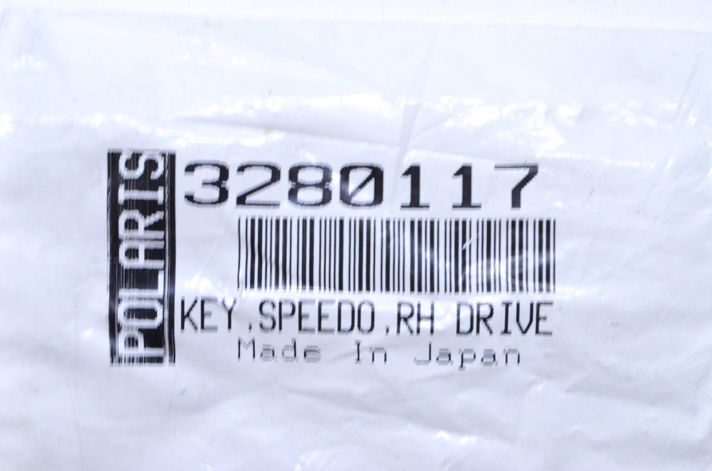 OEM Polaris 3280117 Right Hand Drive Speedo Key NOS