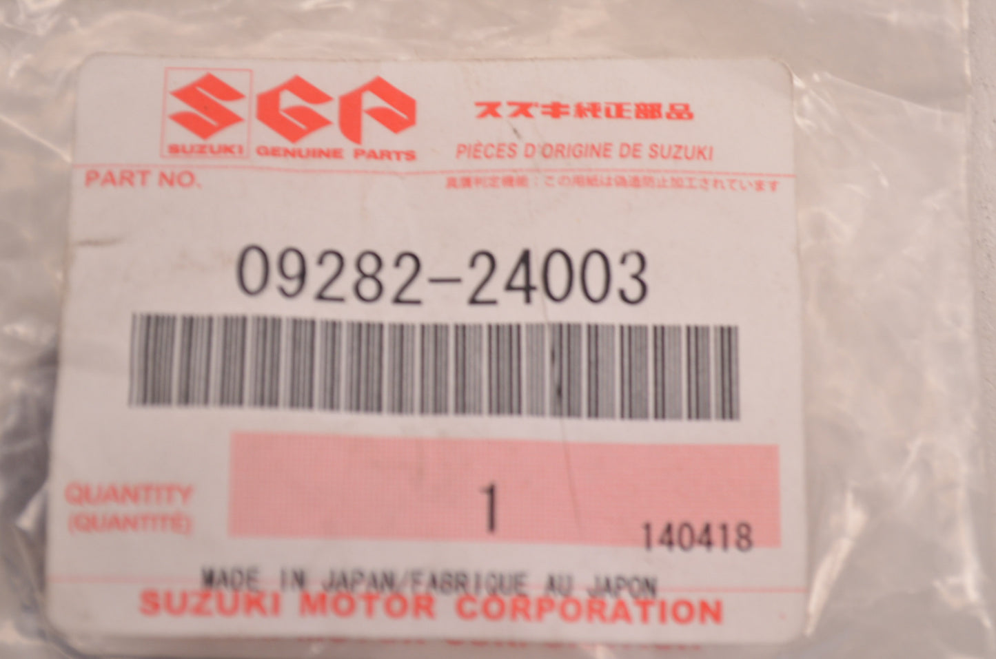 OEM Suzuki 09282-24003 Oil Seal NOS