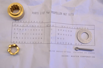 New OEM Suzuki Prop Hardware Kit NOS