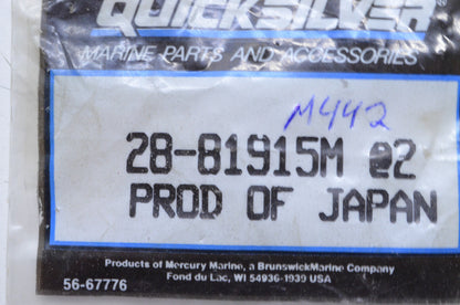 OEM Mercury 28-81915M Key Qty 2 NOS