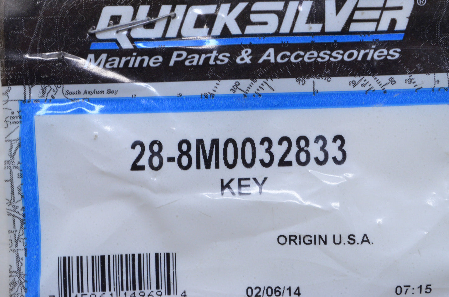 New OEM Mercury Impeller Key NOS