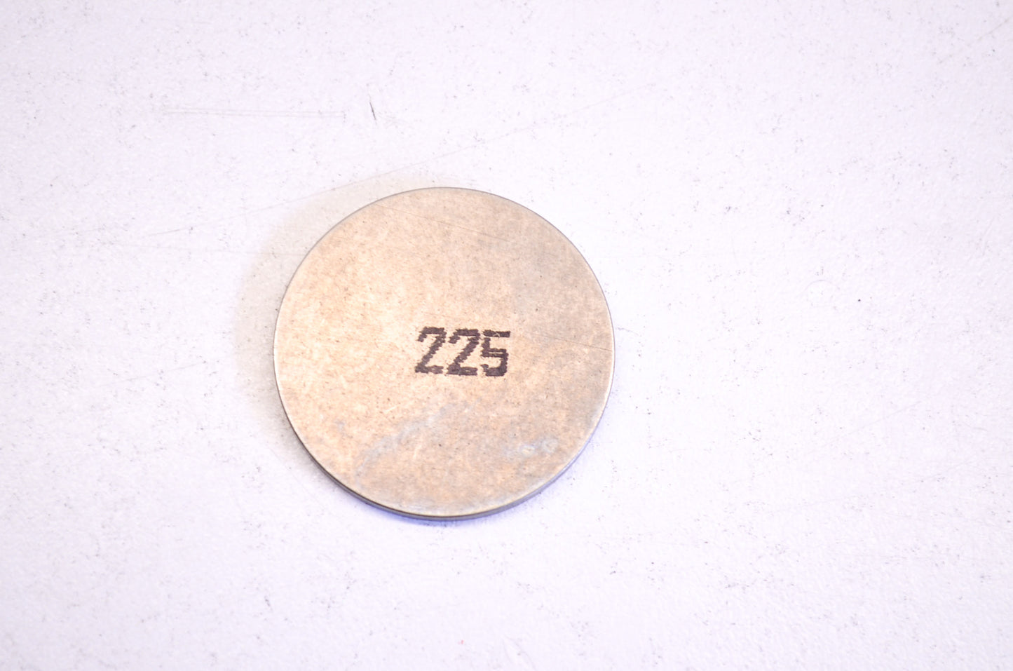 OEM Suzuki 12892-93J00-225 Shim Tappet NOS