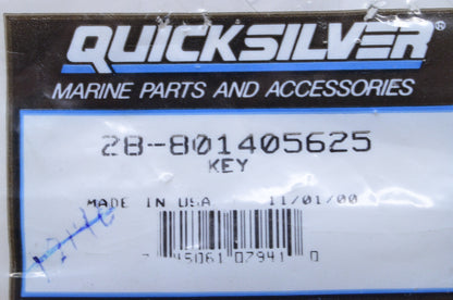 OEM Mercury 28-801405625 Key NOS
