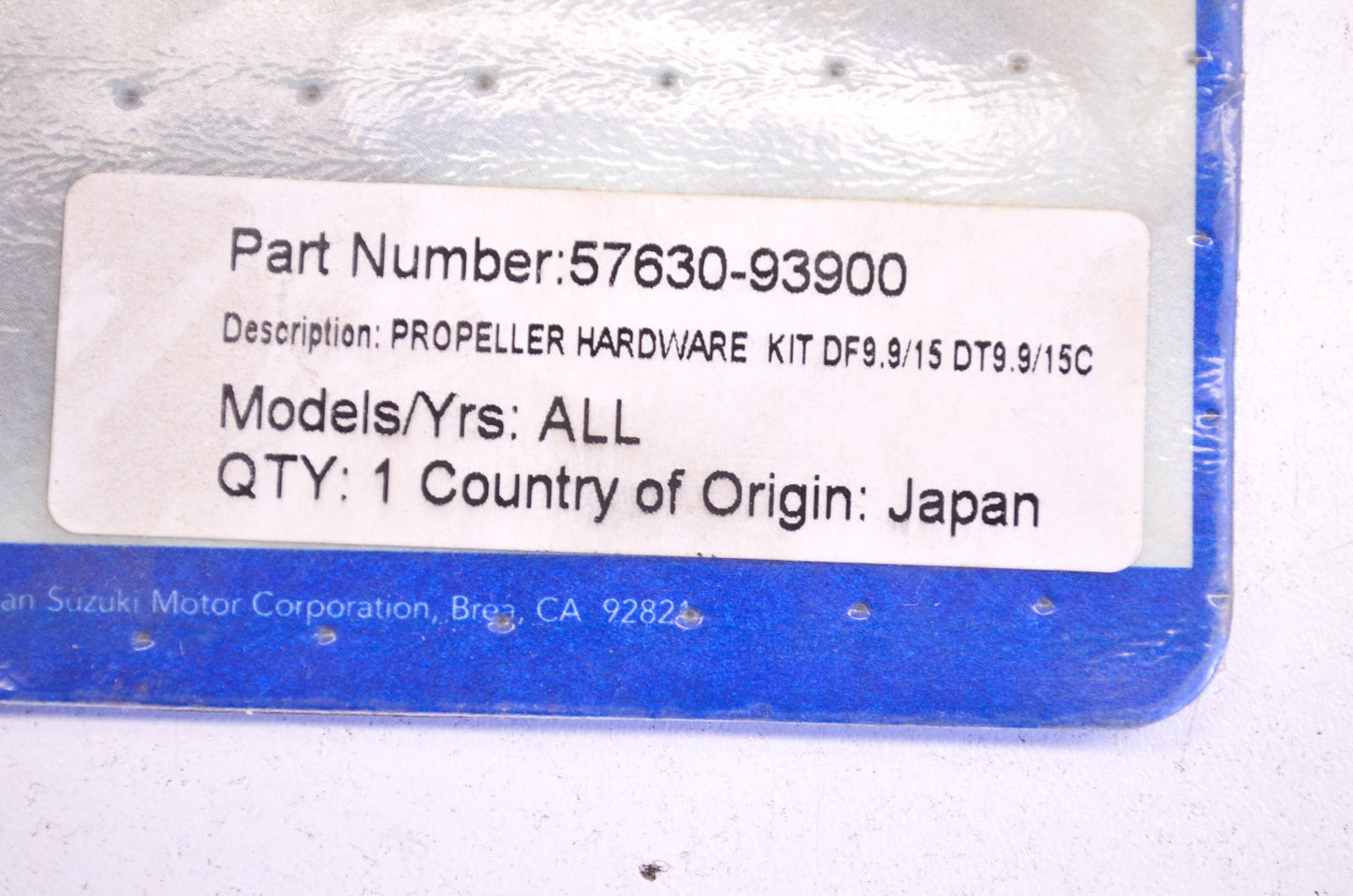 Prop Hardware Kit DF9.9/15, DT9.9/15C NOS