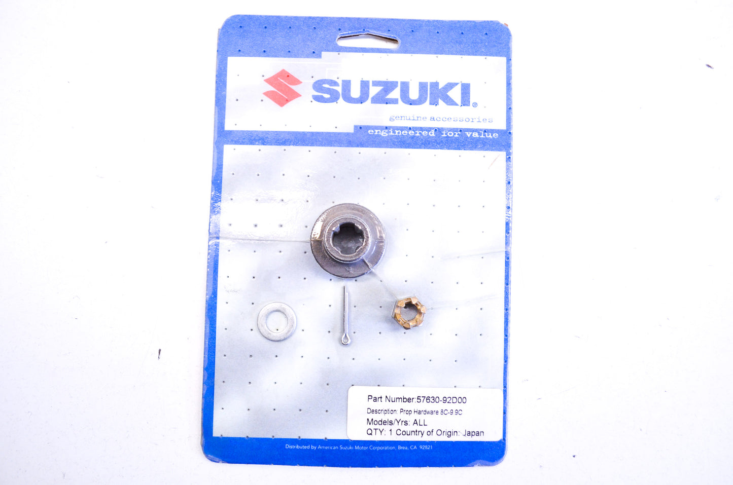OEM Suzuki 57630-92D00 Prop Hardware Kit 8C-9.9C NOS