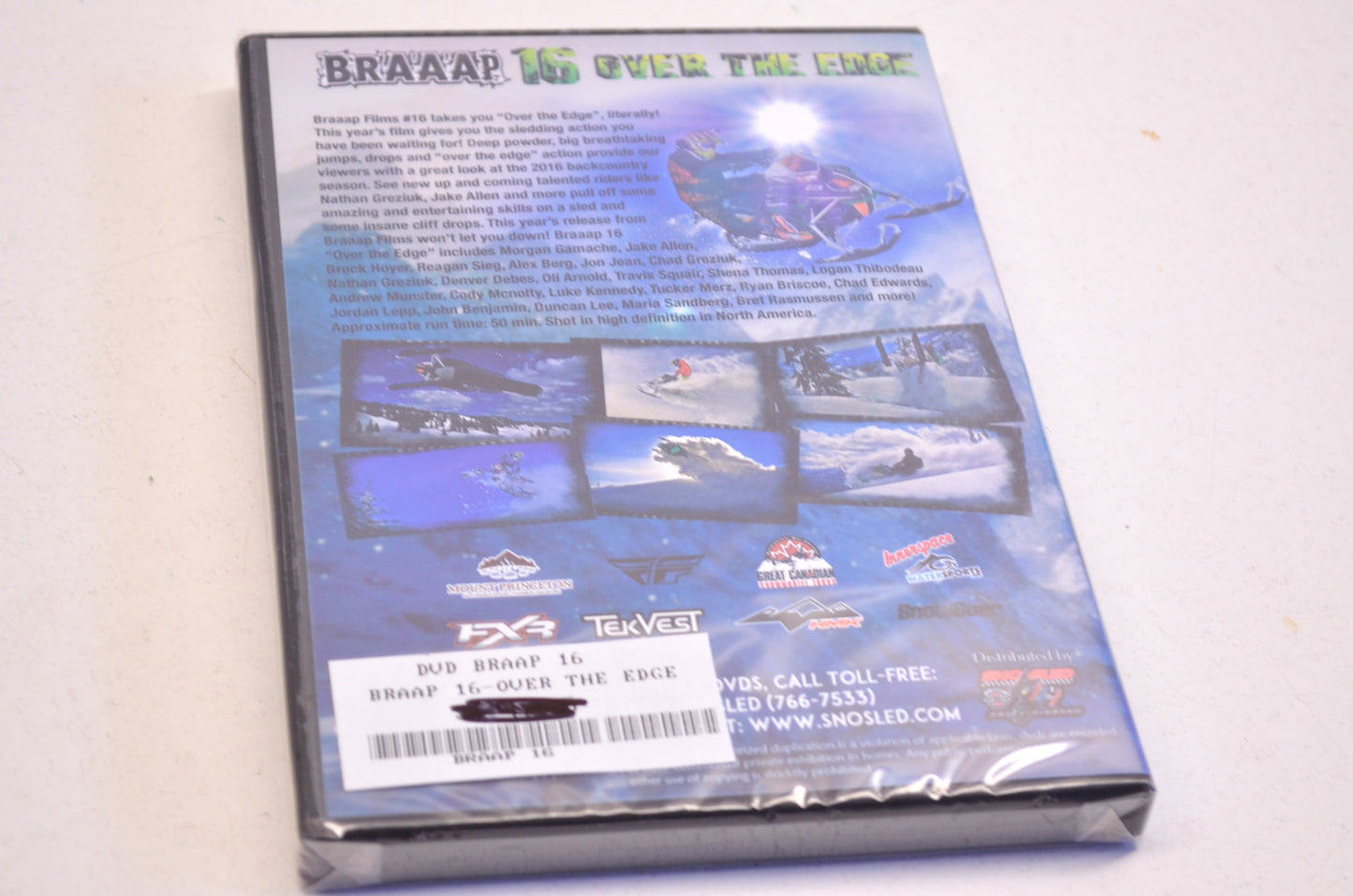Braaap 16 Over the Edge DVD NOS