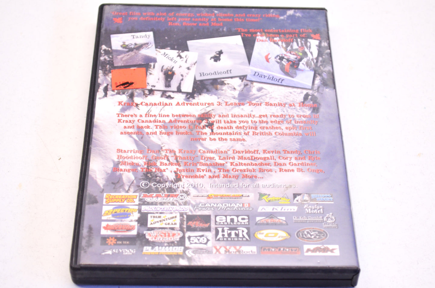 New Krazy Canadian 3 DVD NOS
