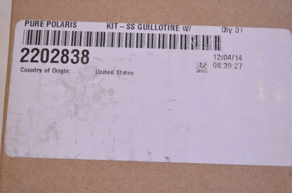 New OEM Polaris Guillotine Kit-SS With Springs NOS
