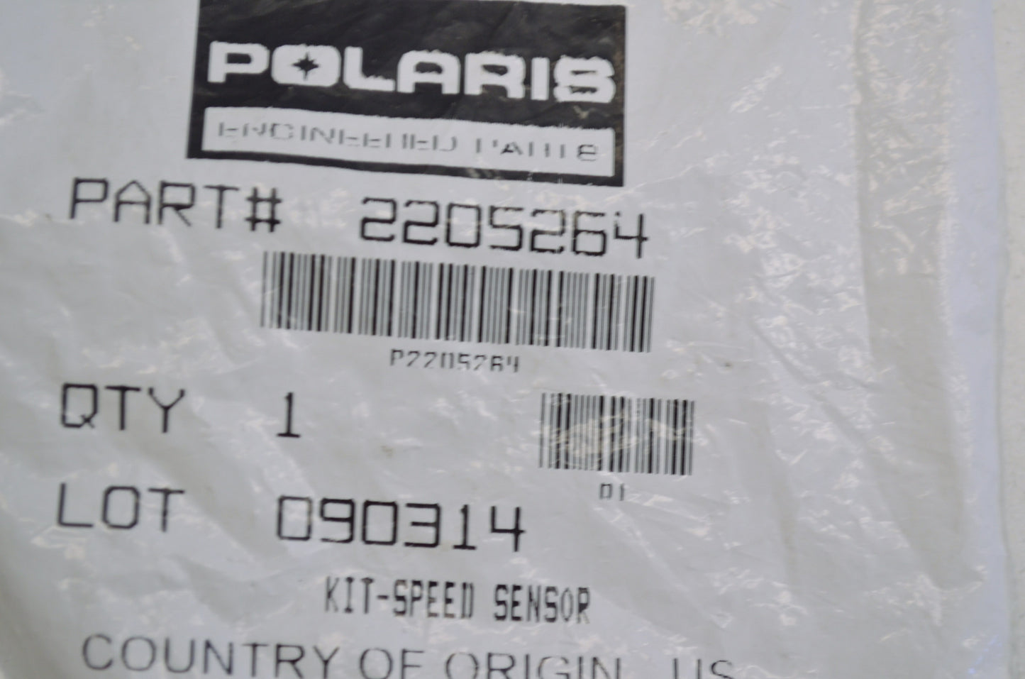 New OEM Polaris Speed Sensor Kit NOS