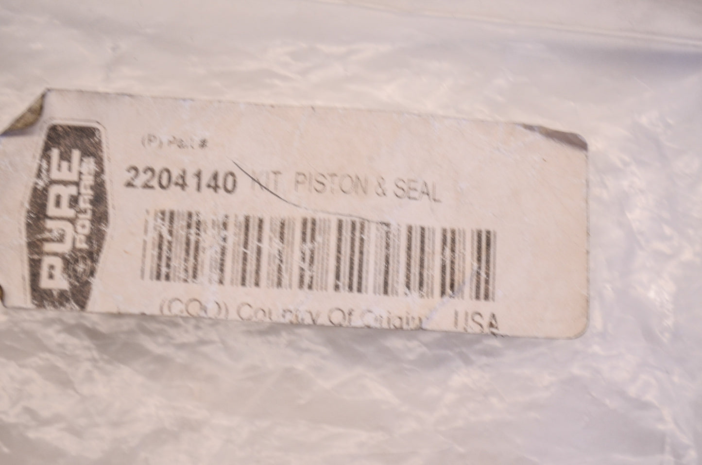 New OEM Polaris Piston and Seal Kit NOS
