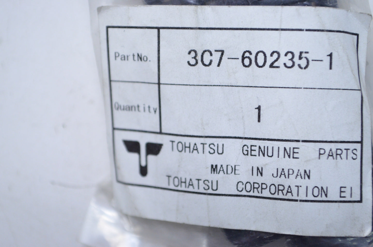 Tohatsu 3C7-60235-1 Water Strainer Set NOS