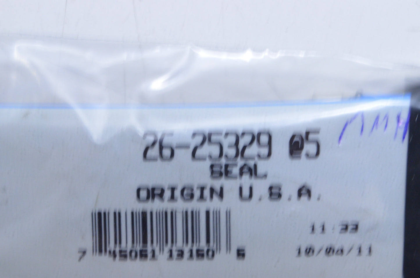 OEM Mercury 26-25329 Tube Seal NOS