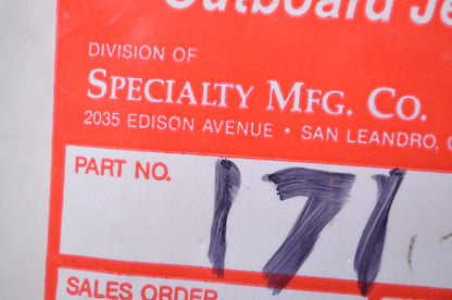 New Outboard Jets/Specialty MFG Co Bracket Assembly NOS