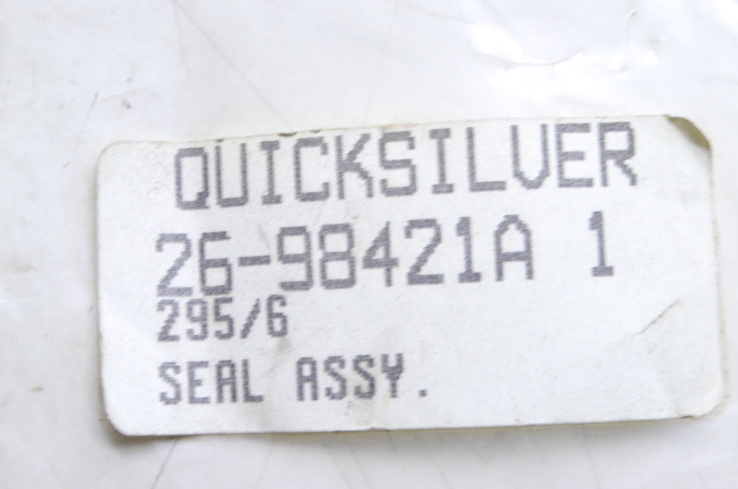 OEM Mercury 26-98421A Seal Kit NOS