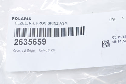 New OEM Polaris Bezel Intake NOS