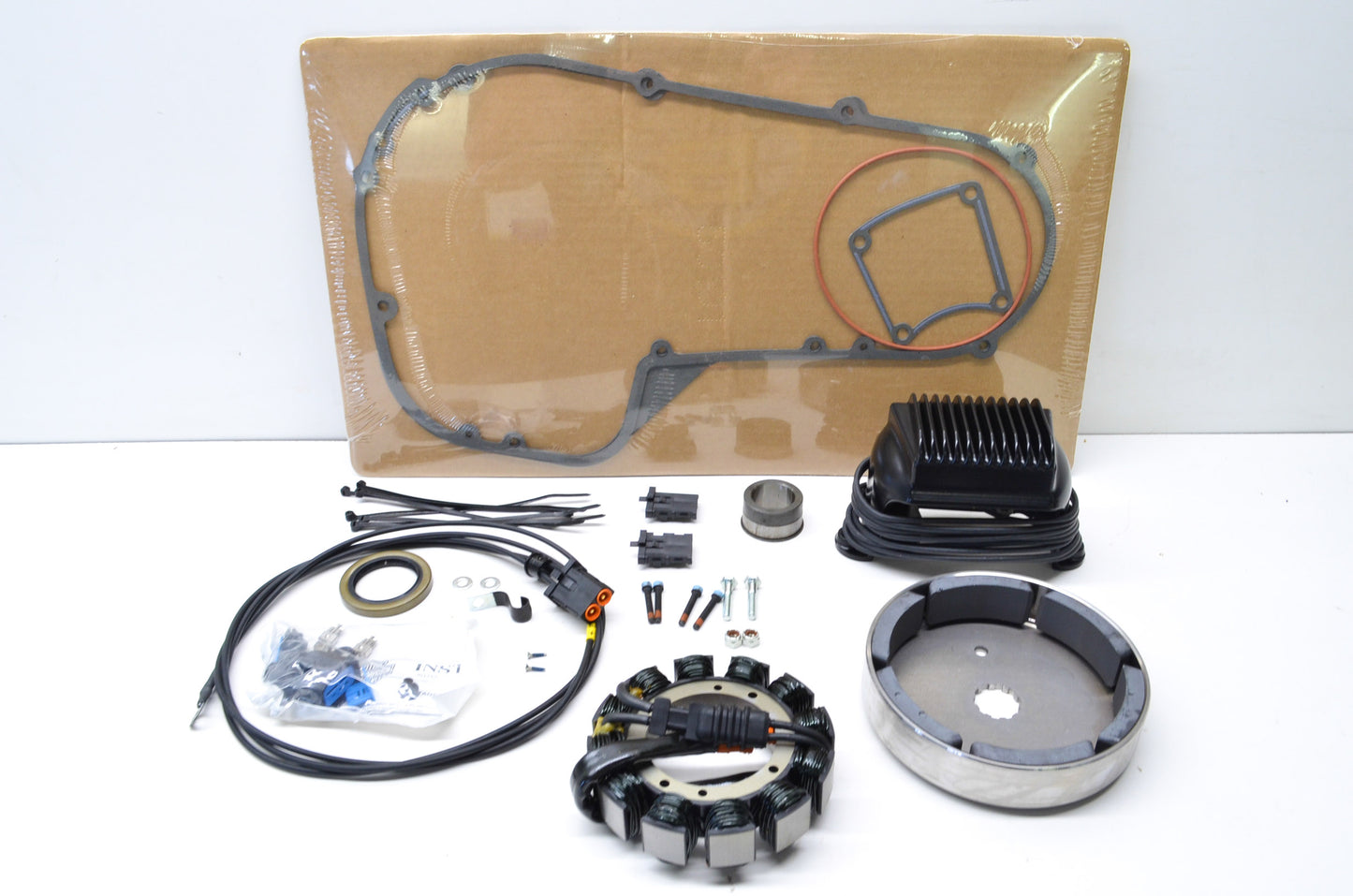 New OEM Harley Davidson 38 Amp High Output Alternator Kit NOS