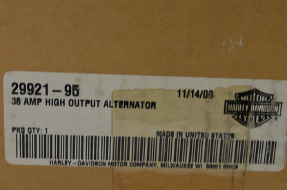 New OEM Harley Davidson 38 Amp High Output Alternator Kit NOS